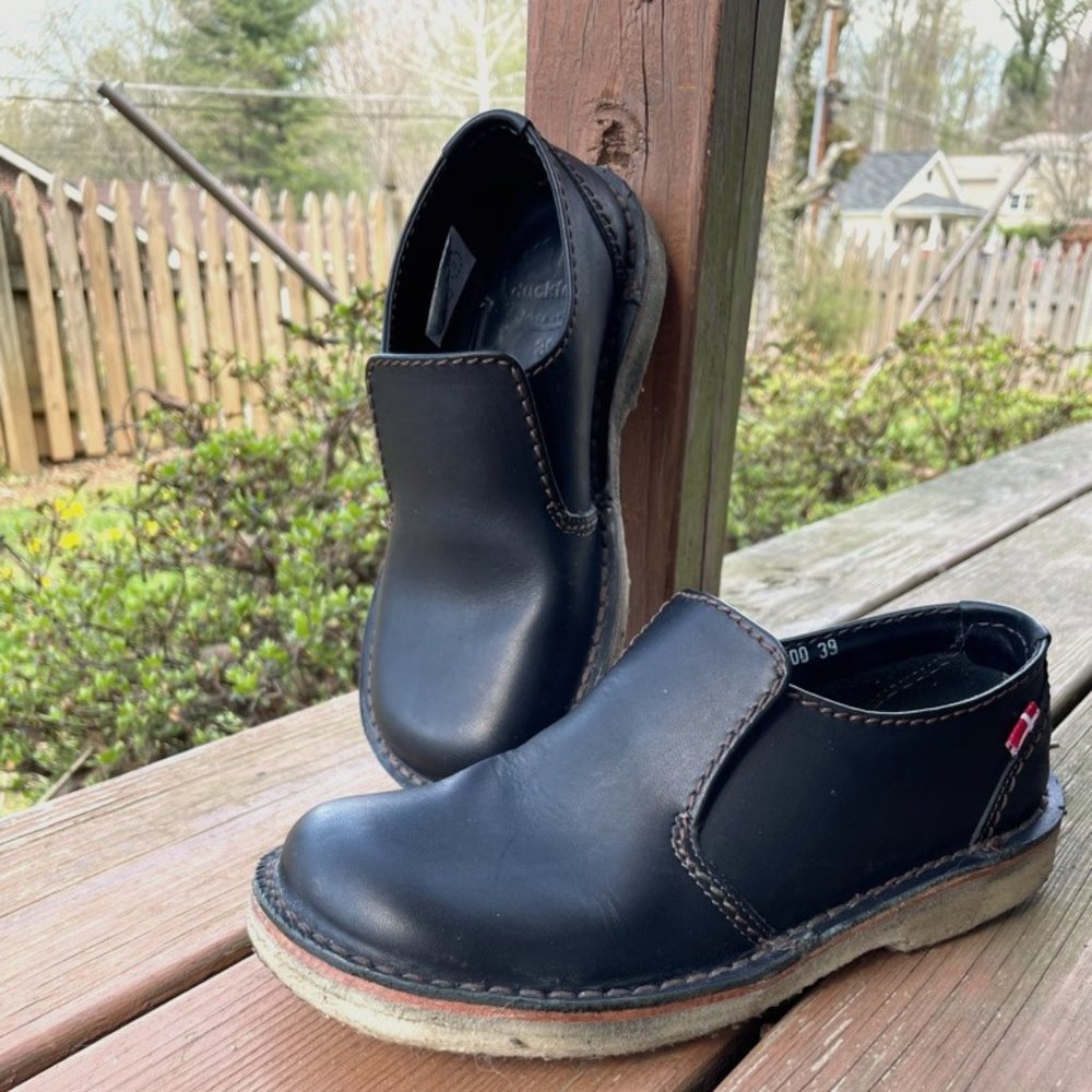 Duckfeet Falsters size 39 black--slip-on loafers